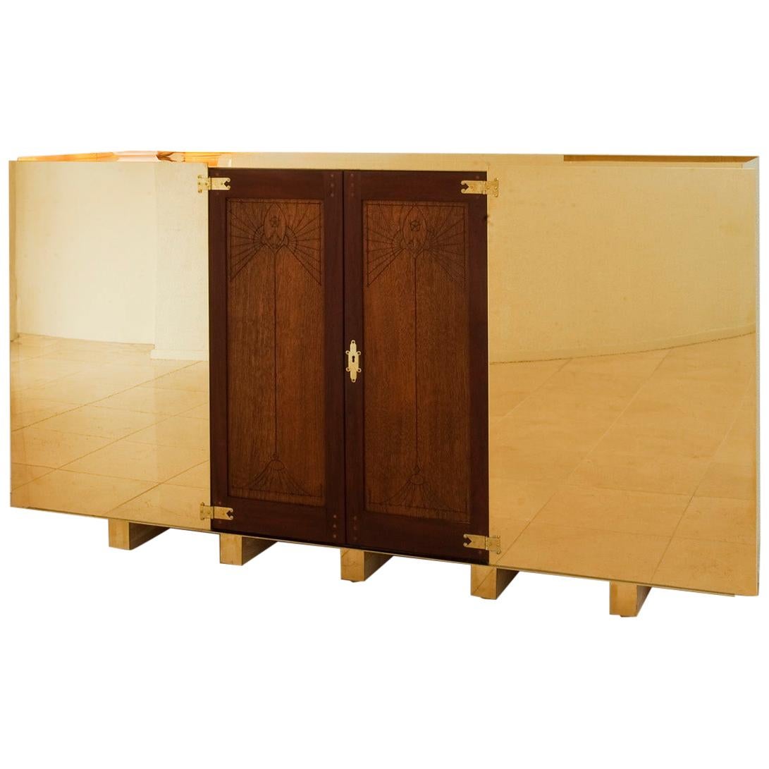 Berlage's Doors, Cabinet with Original Stamped Doors from Opus 14 Cabinet For Sale