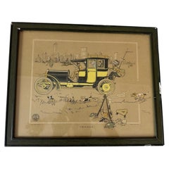 Berliet Advertising Illustration – Original Draeger Catalogue, 1907s