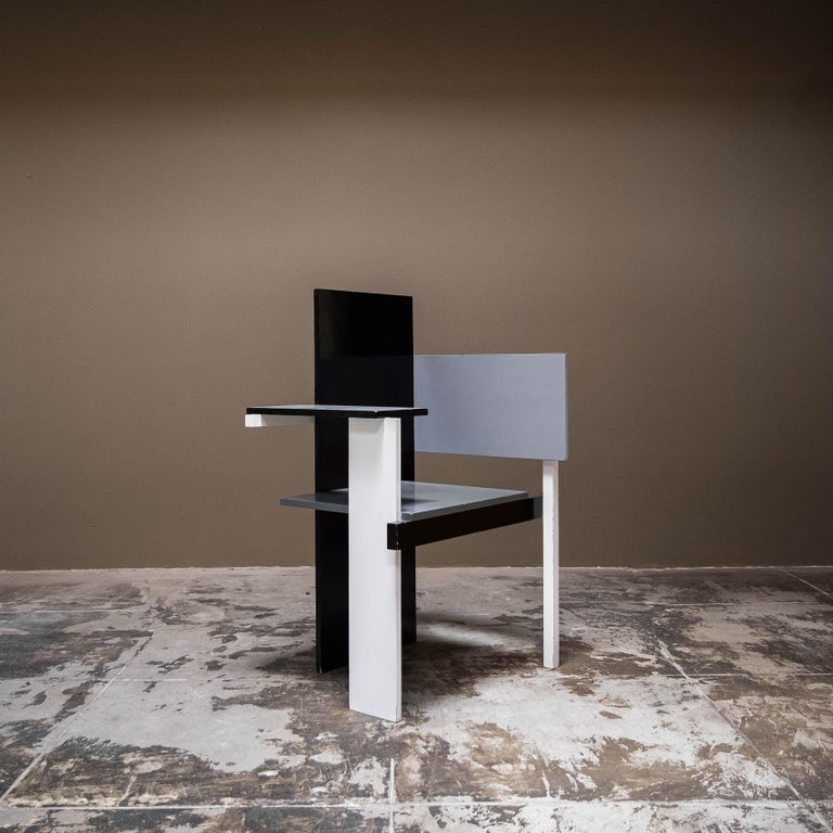 Vintage Rietveld Berlin Chair STELTMAN CHAIR AFTER GERRIT RIETVELD