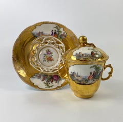 Berlin Chocolate Cup and Trembleuse, c. 1770
