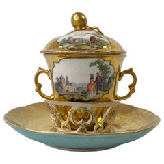 Berlin Chocolate Cup and Trembleuse, c. 1770