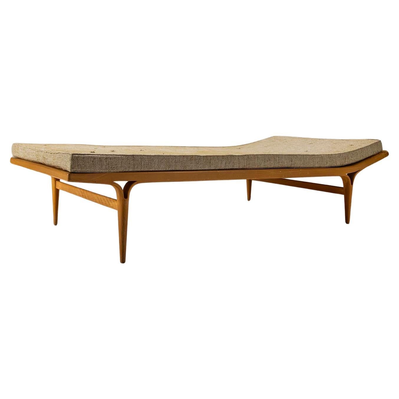 Letto da giorno 'Berlin' in legno di betulla di Bruno Mathsson, Svezia 1972