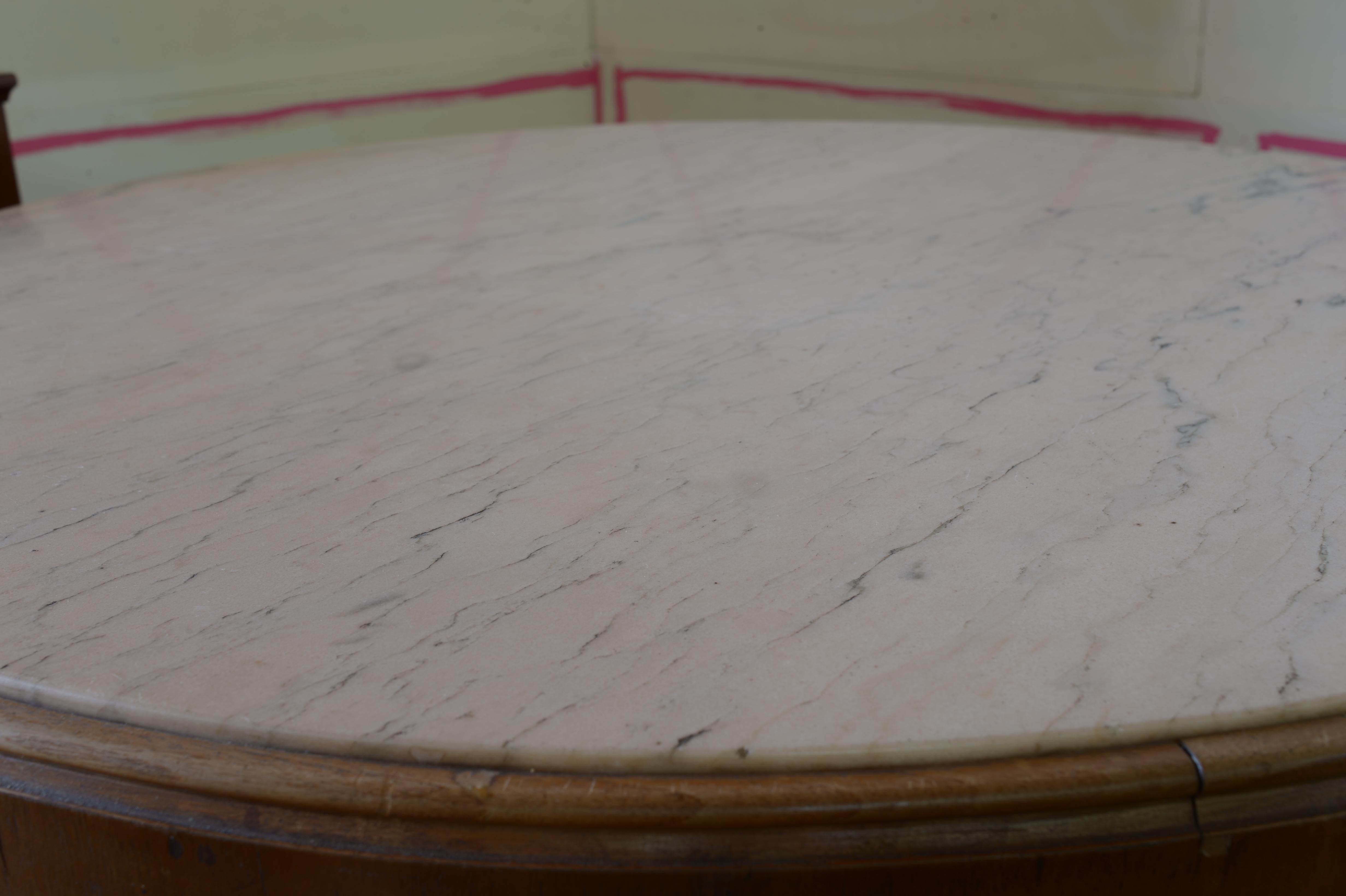 Berlin Deko Marble Top Expressionist Center Table For Sale 3