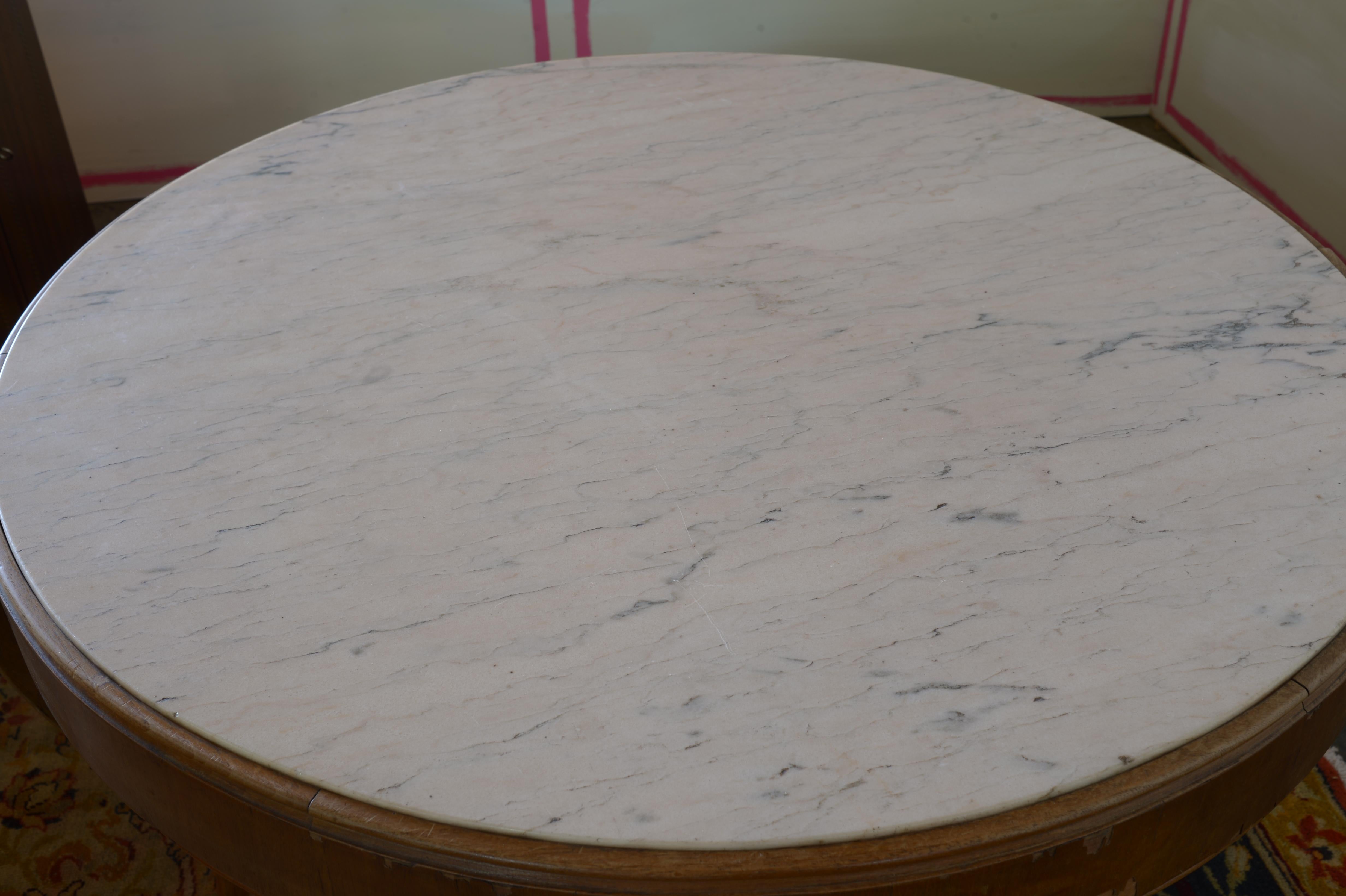 Berlin Deko Marble Top Expressionist Center Table For Sale 4