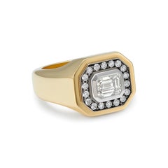 Berlin: GIA Certified 0.90ct Diamond Ring 18k Yellow Gold Ring