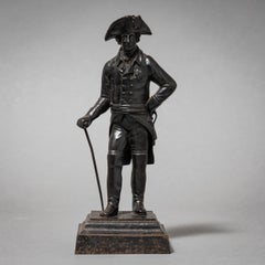 Berlin Iron Statuette, Frederick the Great, Early 19th Century