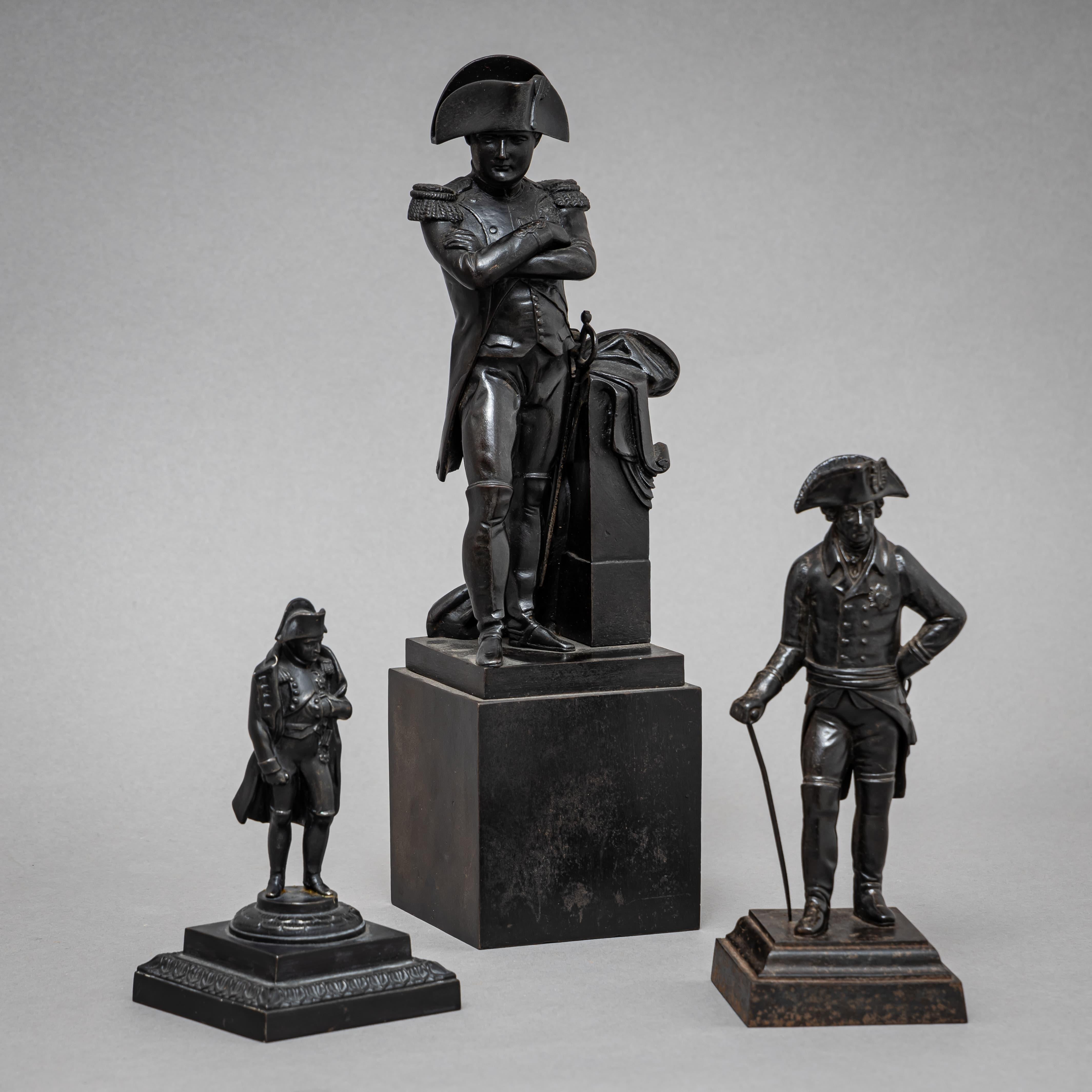 Berliner Eisenstatuette, Friedrich der Große, frühes 19. Jahrhundert im Angebot 1