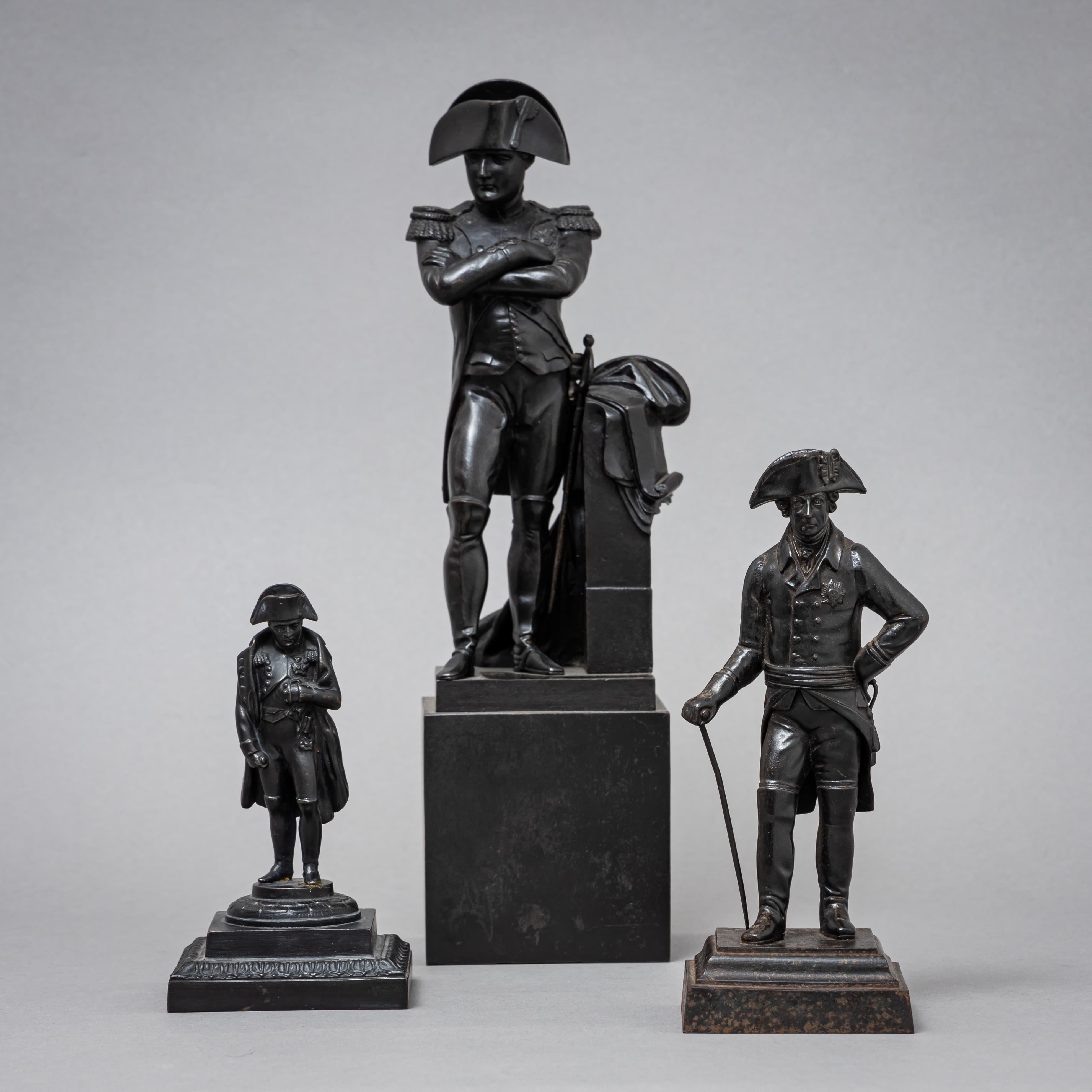 Berliner Eisenstatuette, Friedrich der Große, frühes 19. Jahrhundert im Angebot 2