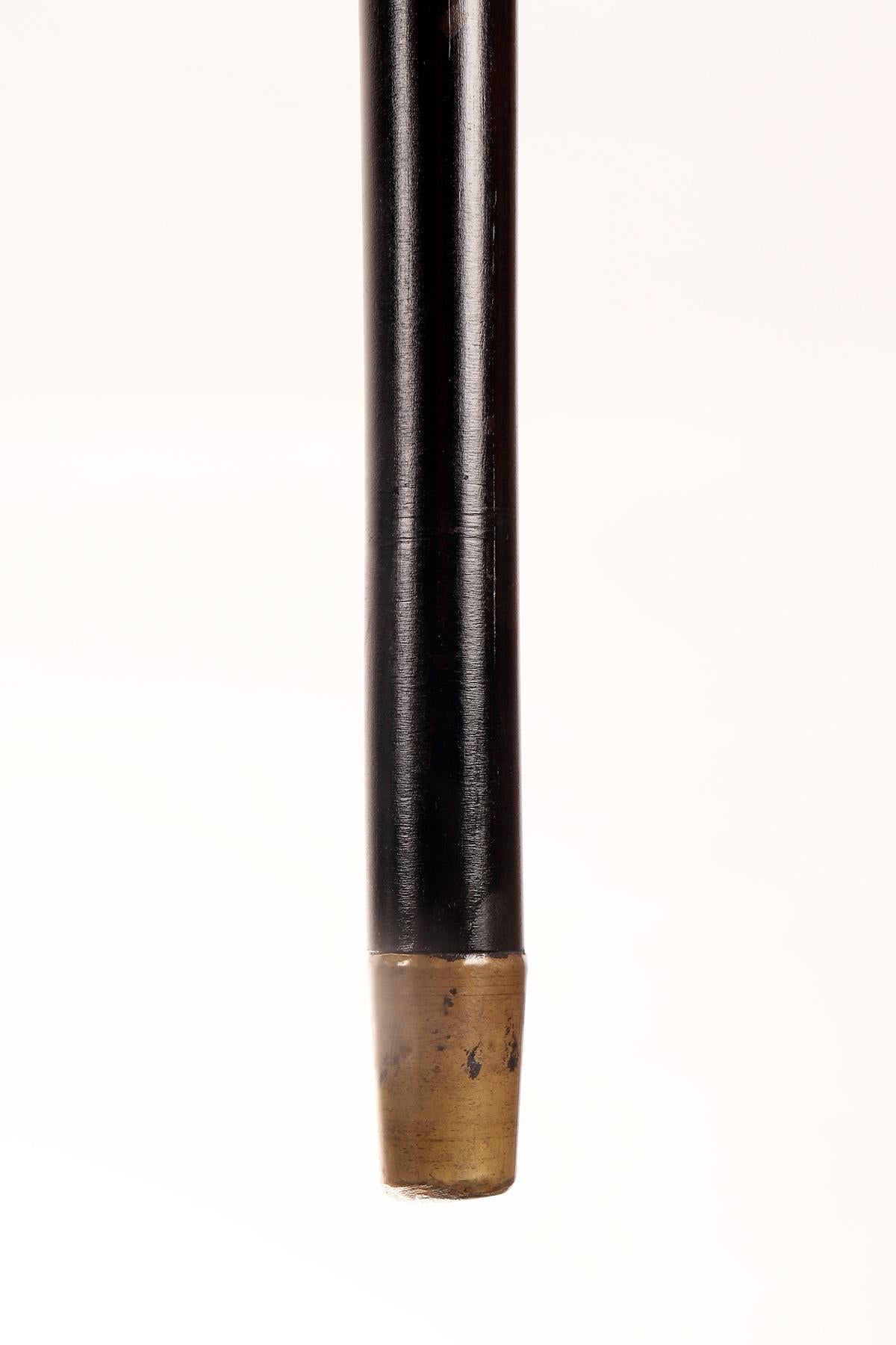 Bastón de hierro berlinés que representa partes de armaduras, Alemania, 1800. en venta 11