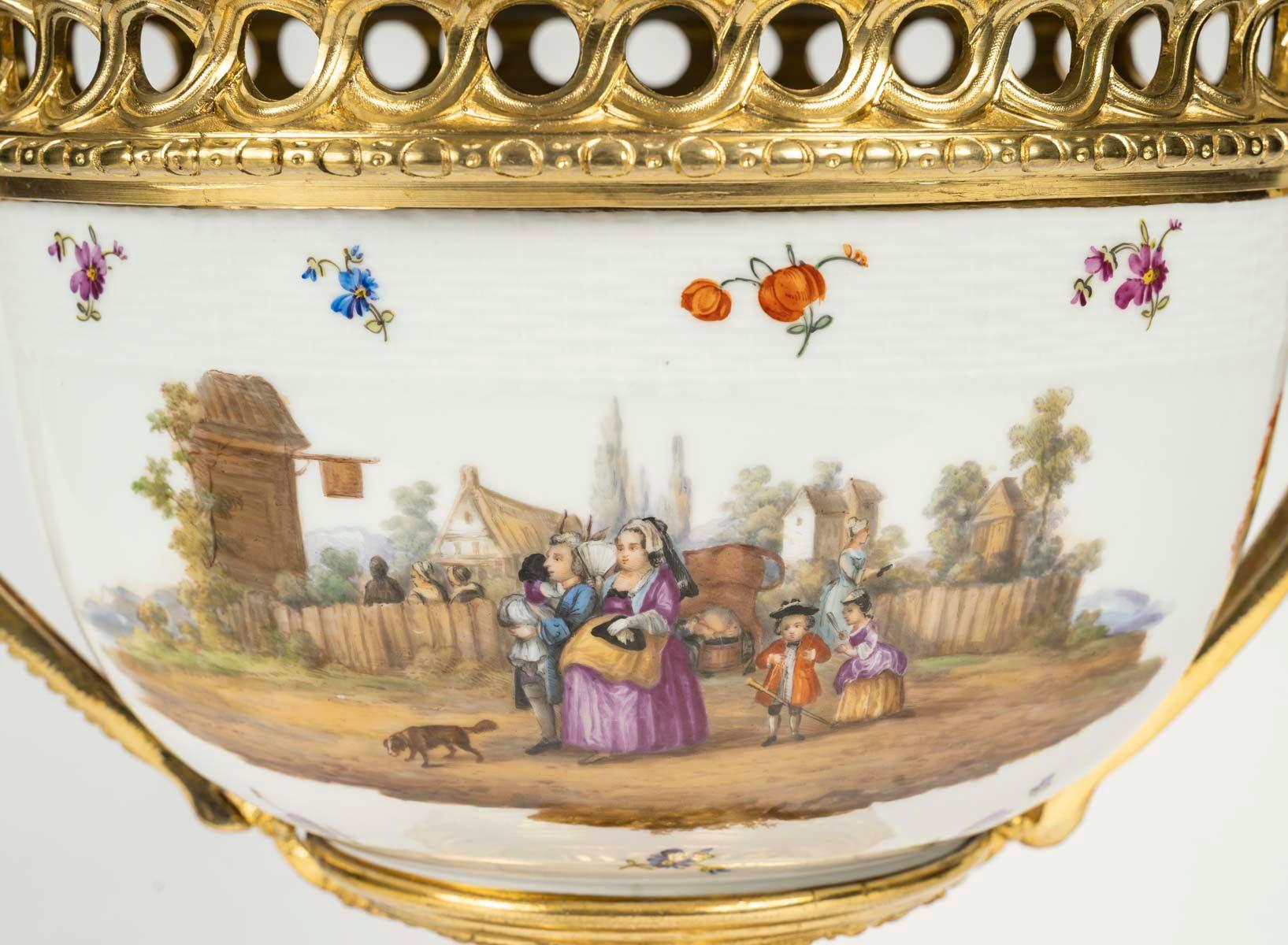 Berlin Porcelain Perfume Burner, Louis XVI Style, Napoleon III Period. (Louis XVI.) im Angebot