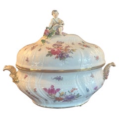 Berlin Porcelain Tureen, by KPM, Beautifully Decorated