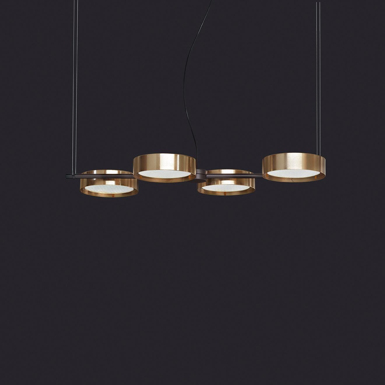 Anodized Berlin Suspension Lamp by Christope Pillet for Oluce For Sale