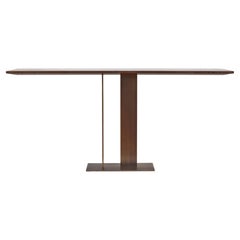 Berlino Console in Glossy Bolivar Wood 190cm