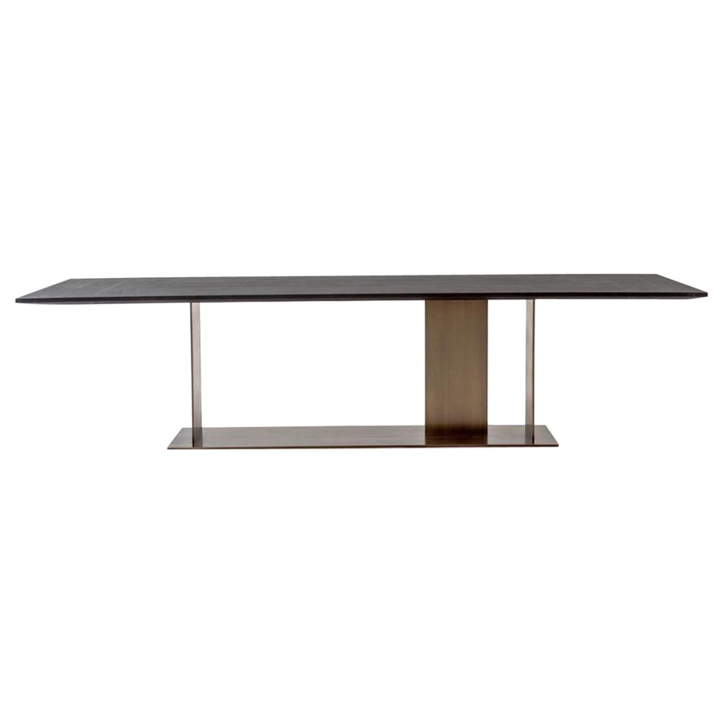 Mesa de Comedor Berlino en Madera de Caoba Mate  250