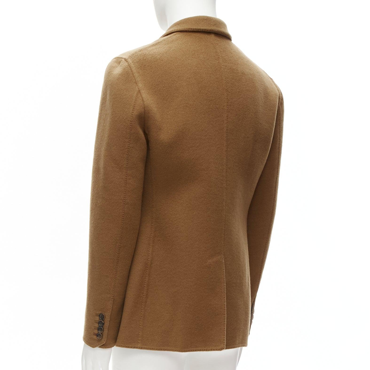 BERLUTI 100% cashmere double faced double breasted jacket IT50 L For Sale 1