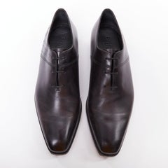 Berluti Alessandro in pelle di vitello Scritto calligrafia scarpe da mocassino UK8 EU41