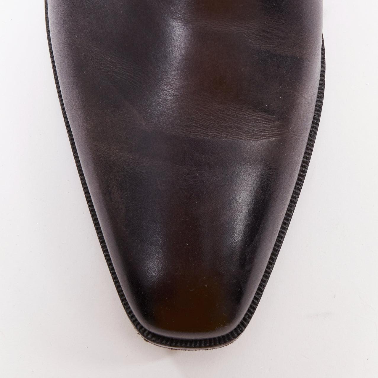 BERLUTI Alessandro Kalbsleder Scritto Kalligraphie Loafer Schuhe UK8 EU41 im Angebot 1