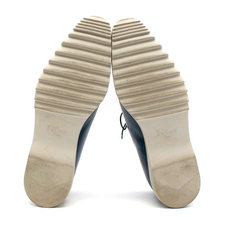 Women's Berluti Antique Brown Fast Track Leather Lace-Ups 43.5