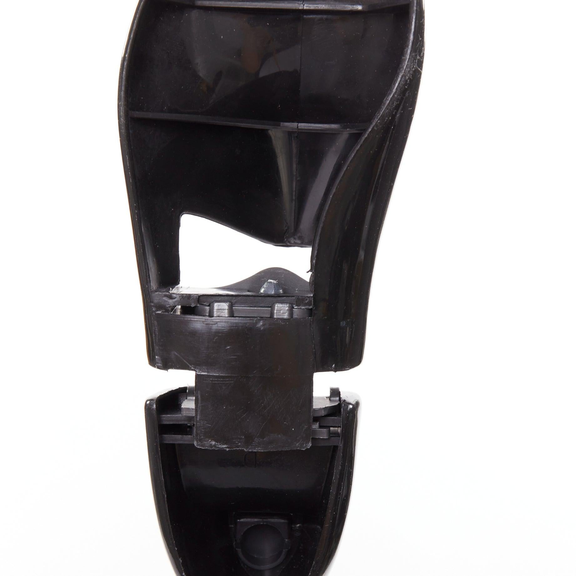 Berluti nero lucido in plastica bianca logo pieghevole a forma di albero porta scarpe EU39-40 in vendita 3