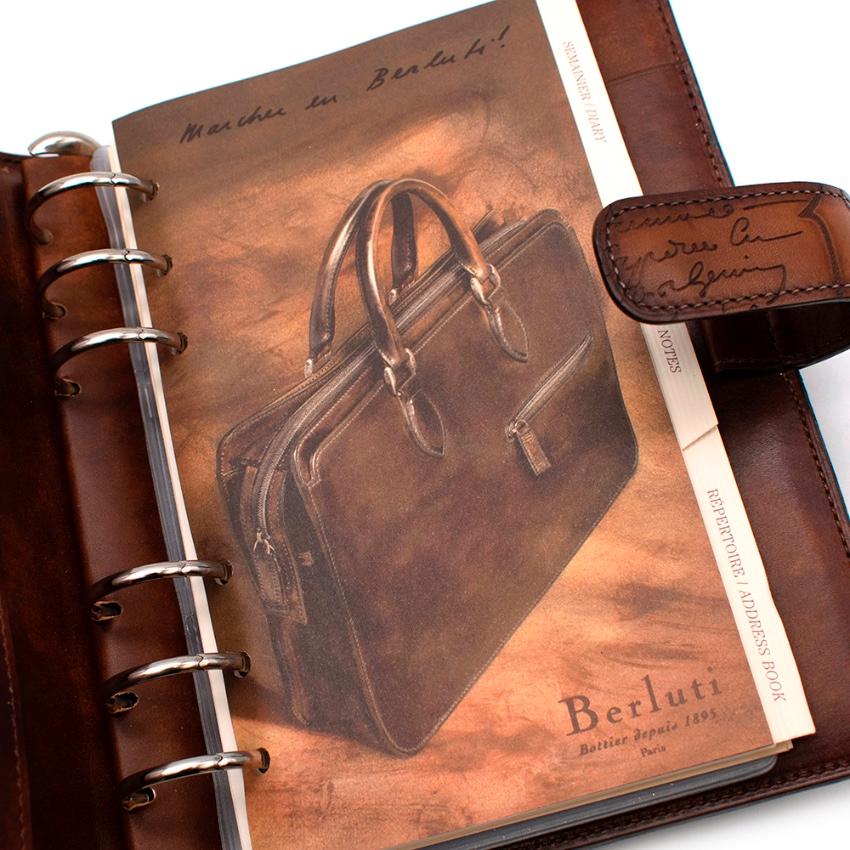 Berluti Bottier Antik Braun Agenda 1