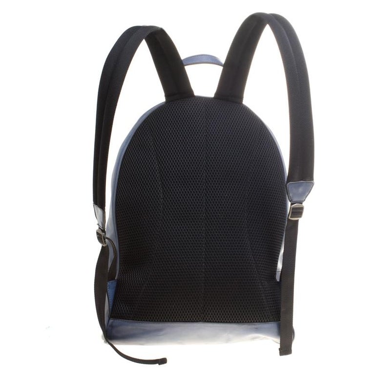 Berluti Gradient Blue/White Polished Leather Time Off Dégradé Backpack ...