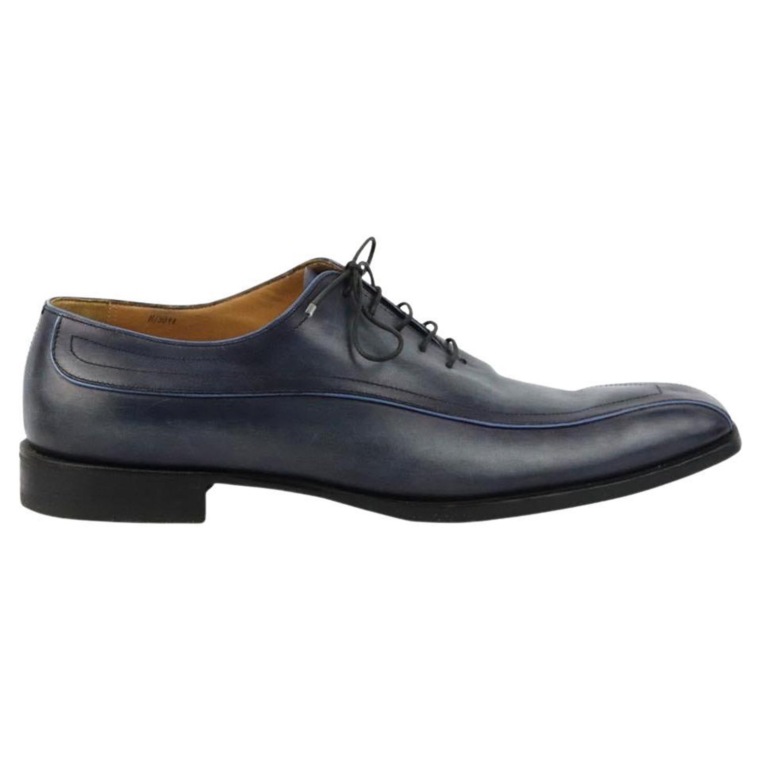 Berluti Men's Leather Oxford Shoes EU 45 UK 11 US 12 For Sale at 1stDibs