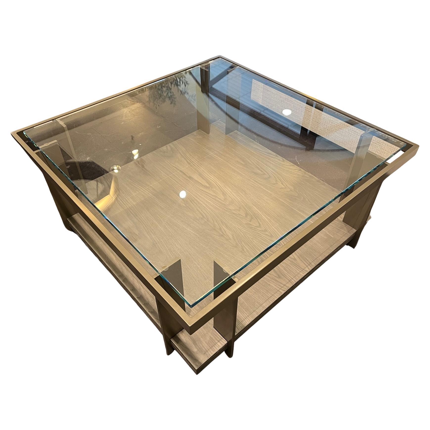 Modern Berman Rosetti Draper Coffee Table For Sale