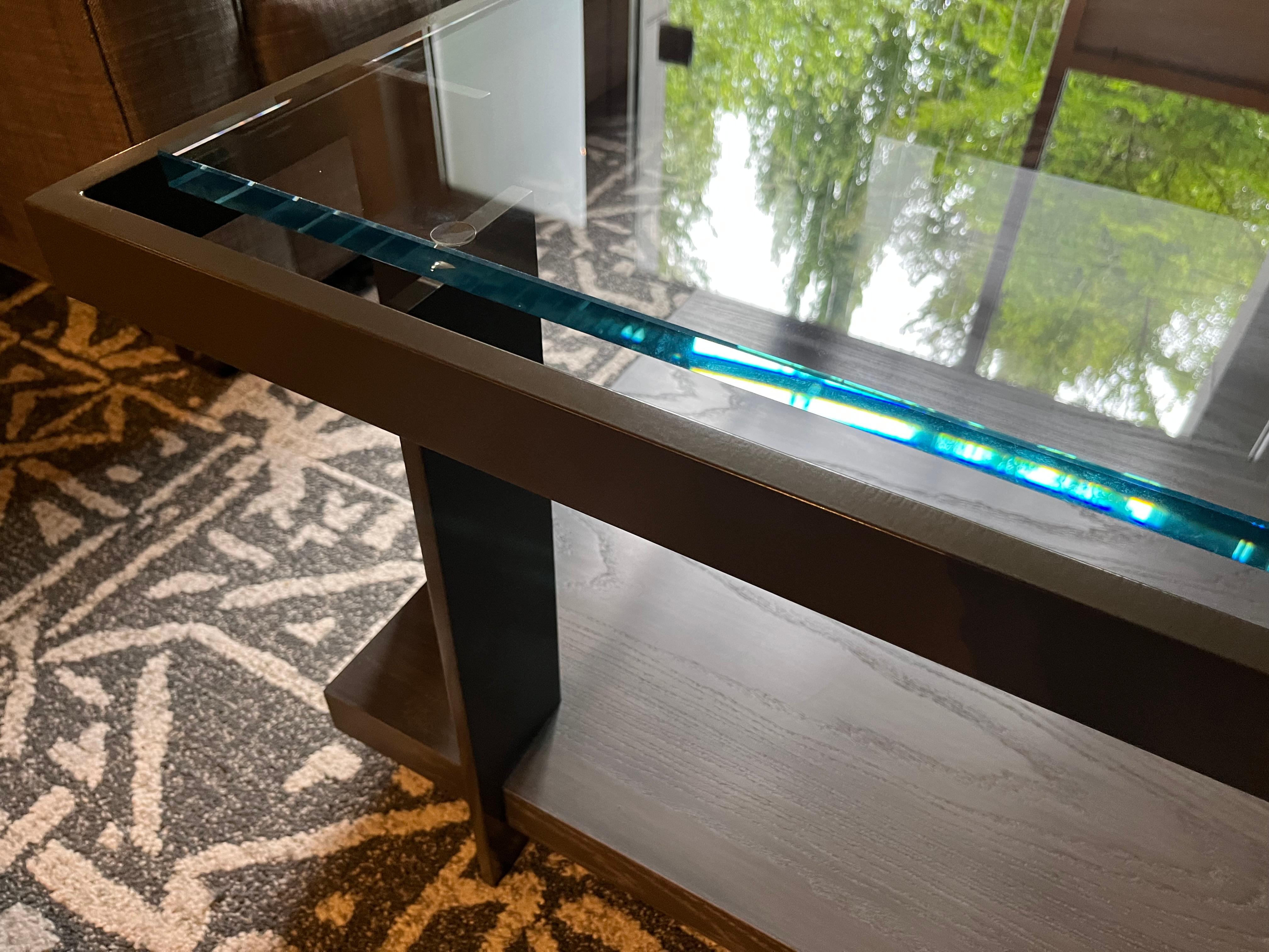 Contemporary Berman Rosetti Draper Coffee Table For Sale