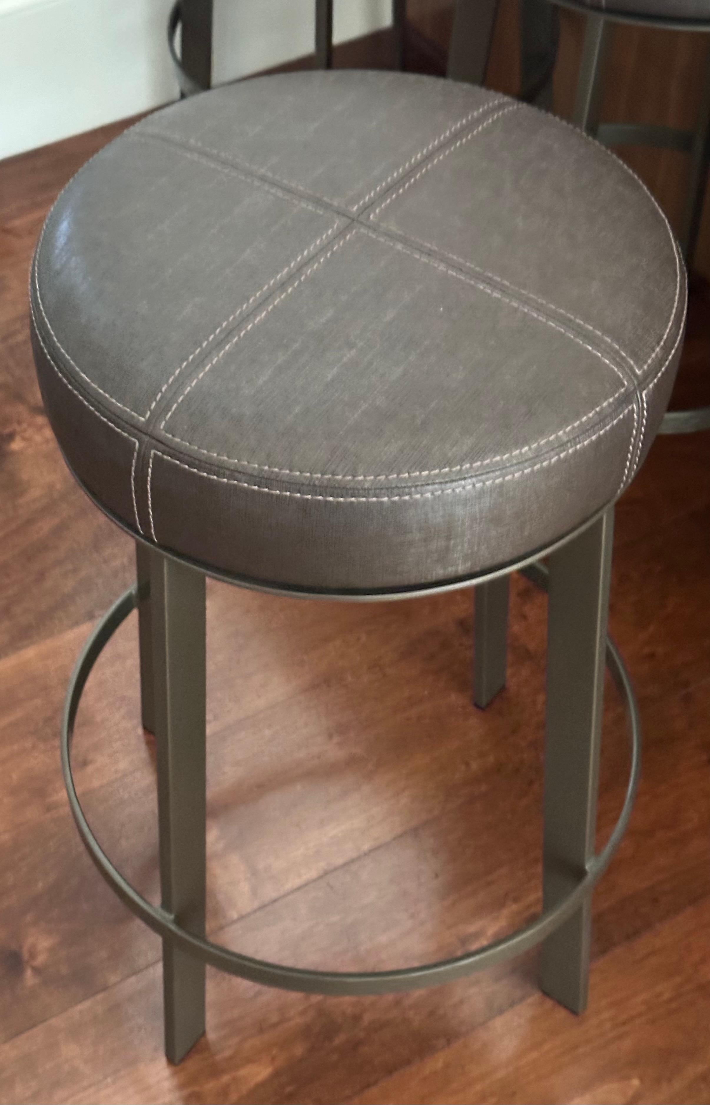 Berman Rosetti for Mimi London Industrial Chic Bar Height Stool. This listing is for one stool but we actually have three available.
