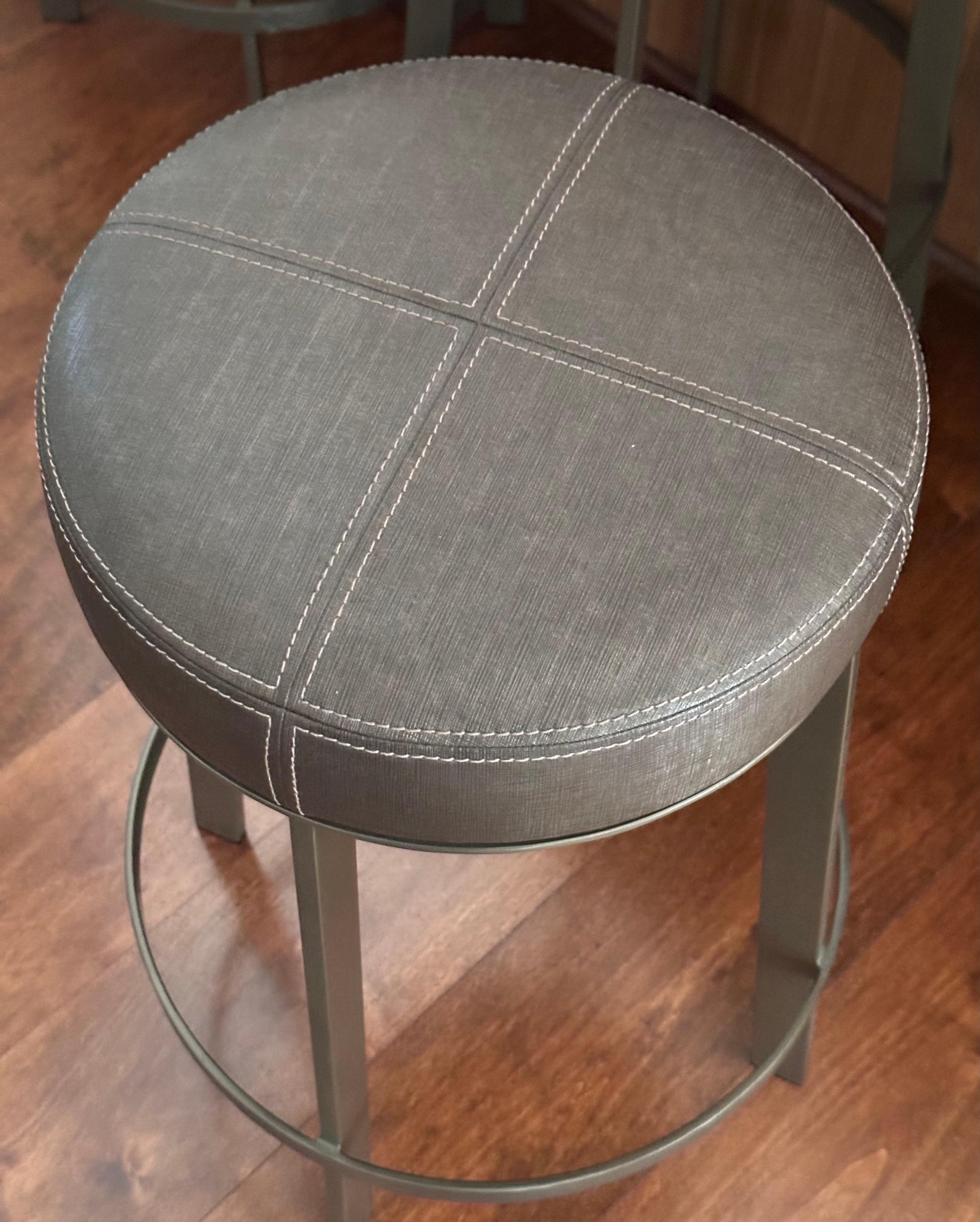 Contemporary Berman Rosetti for Mimi London Industrial Chic Bar Stool For Sale