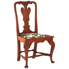 Antique Bermuda Red Cedar Queen Anne Side Chair