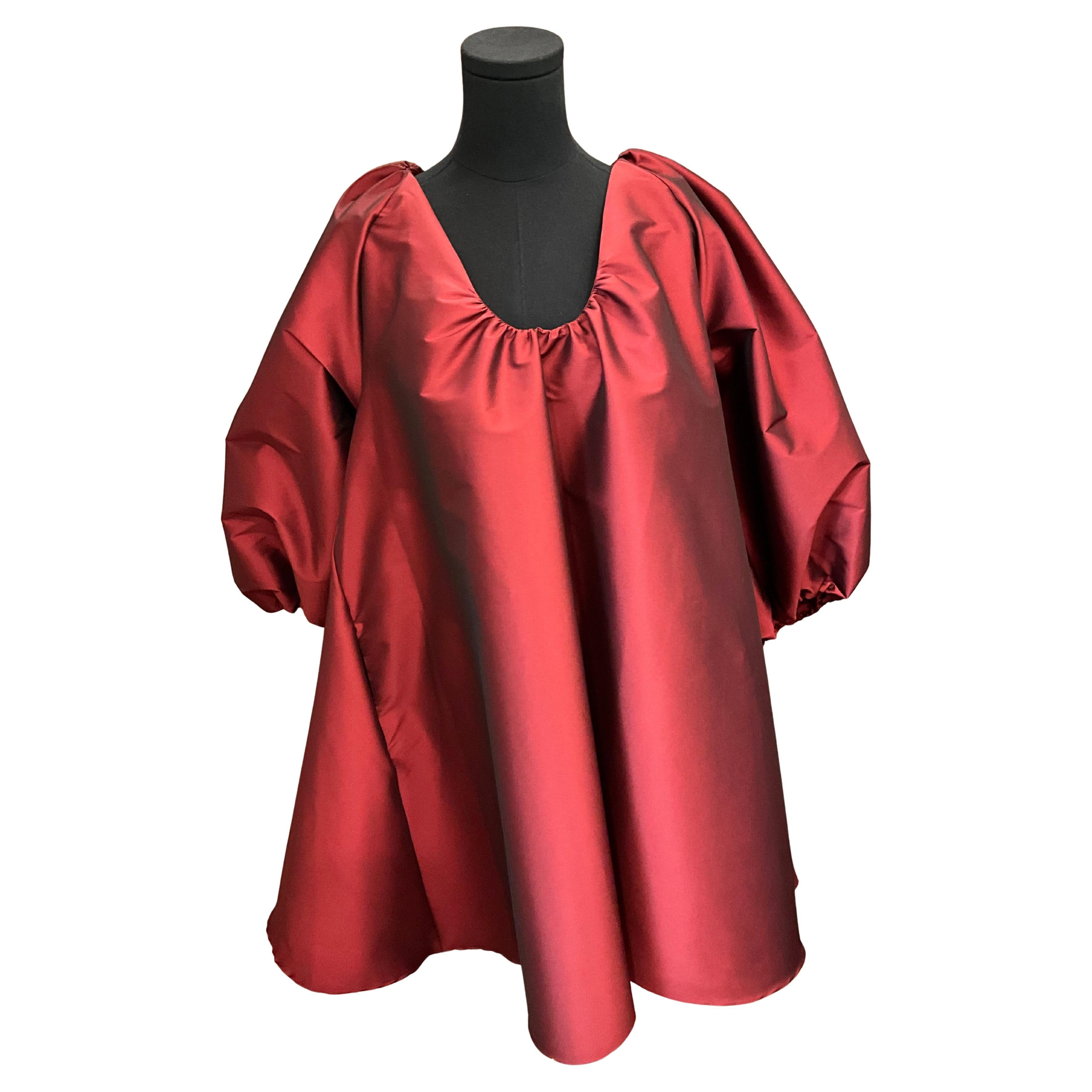 Bernadette George Taffeta Burgundy Dress New with Tags