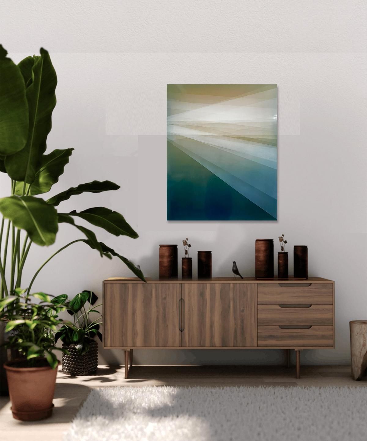 Dance of Light by Bernadette Jiyong Frank - Contemporary abstract painting For Sale 10