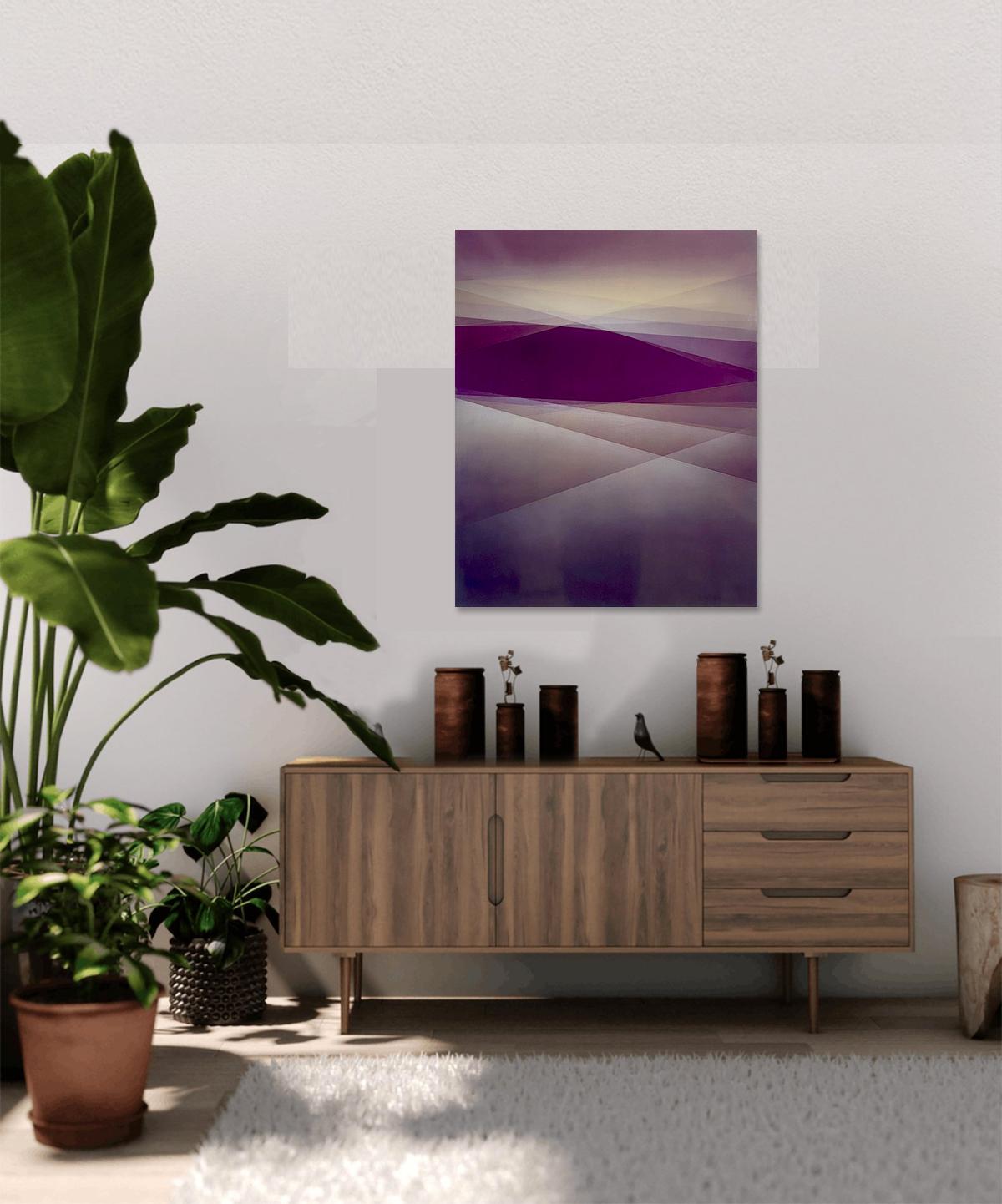 Refraction of Light by Bernadette Jiyong Frank - Contemporary Painting For Sale 10