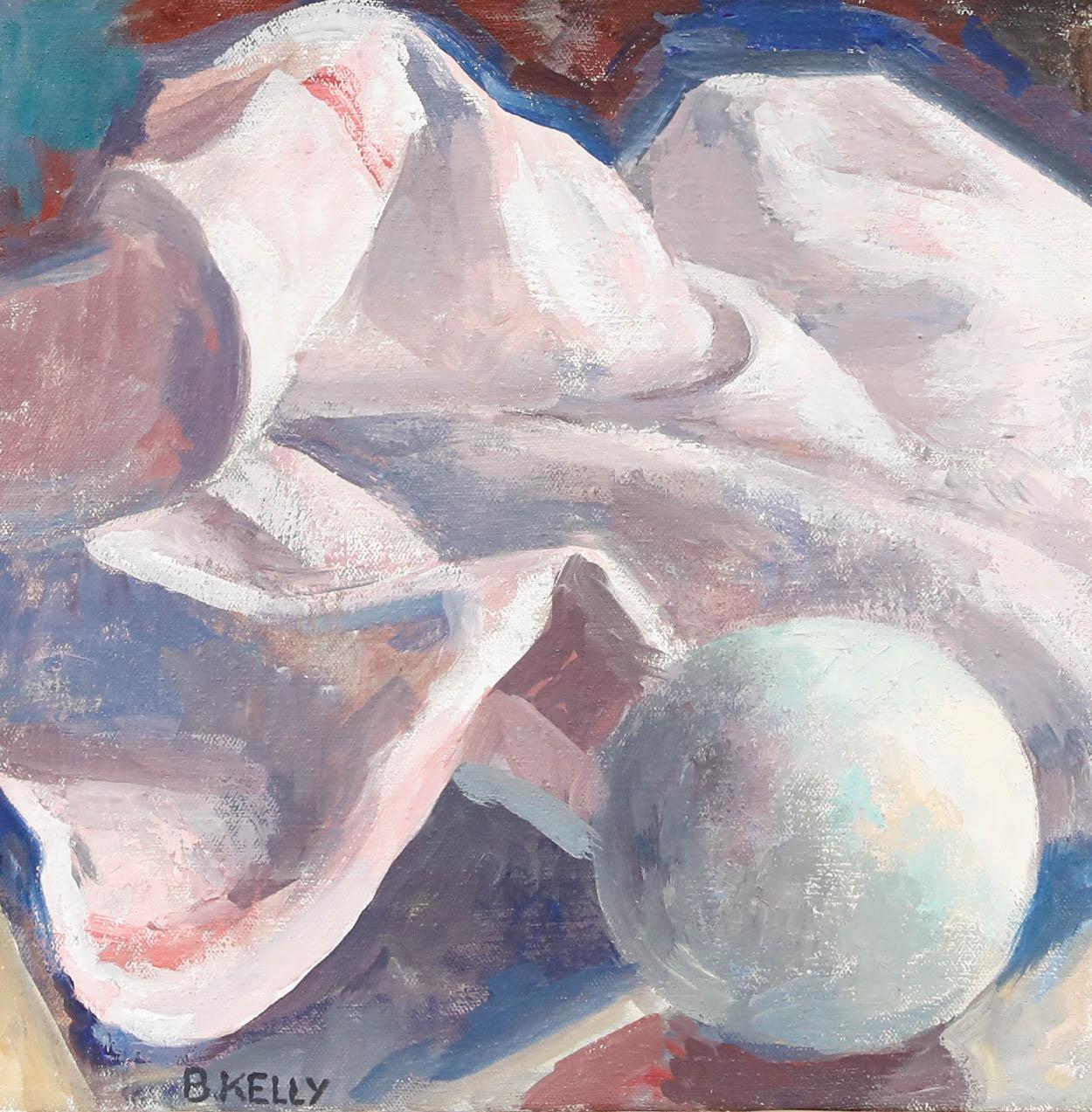 Bernadette Kelly (n.1933) - Siglo XX Óleo, Bola y Lámina en venta 1