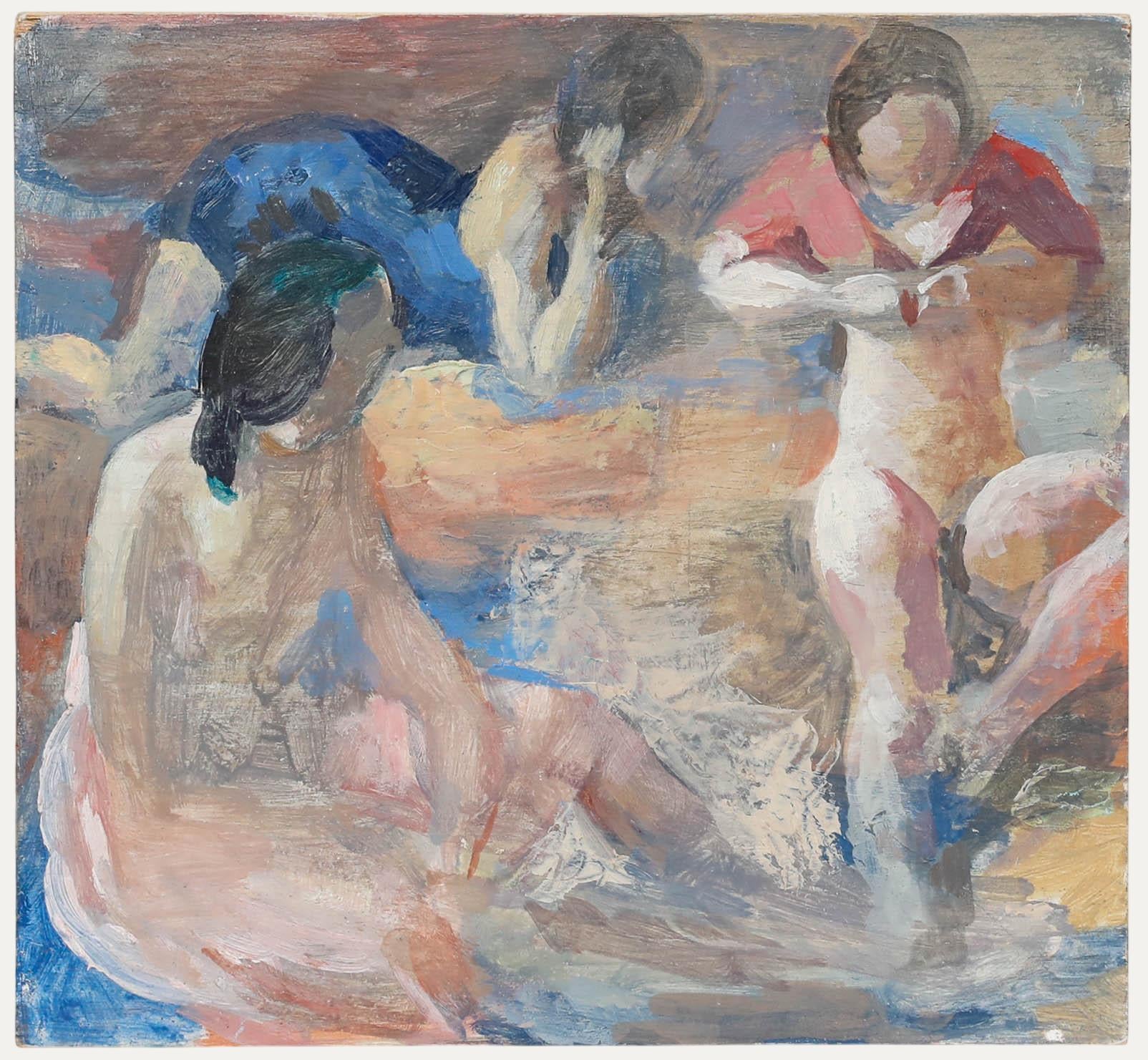 Bernadette Kelly (b.1933) - 20th Century Oil, Changing Room I
