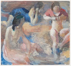 Bernadette Kelly (n.1933) - Siglo XX Óleo, Vestuario I