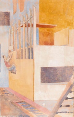 Bernadette Kelly (b.1933) - 20th Century Oil, Construction