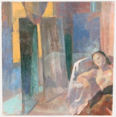 Bernadette Kelly (b.1933) - 20th Century Oil, Corner Nude