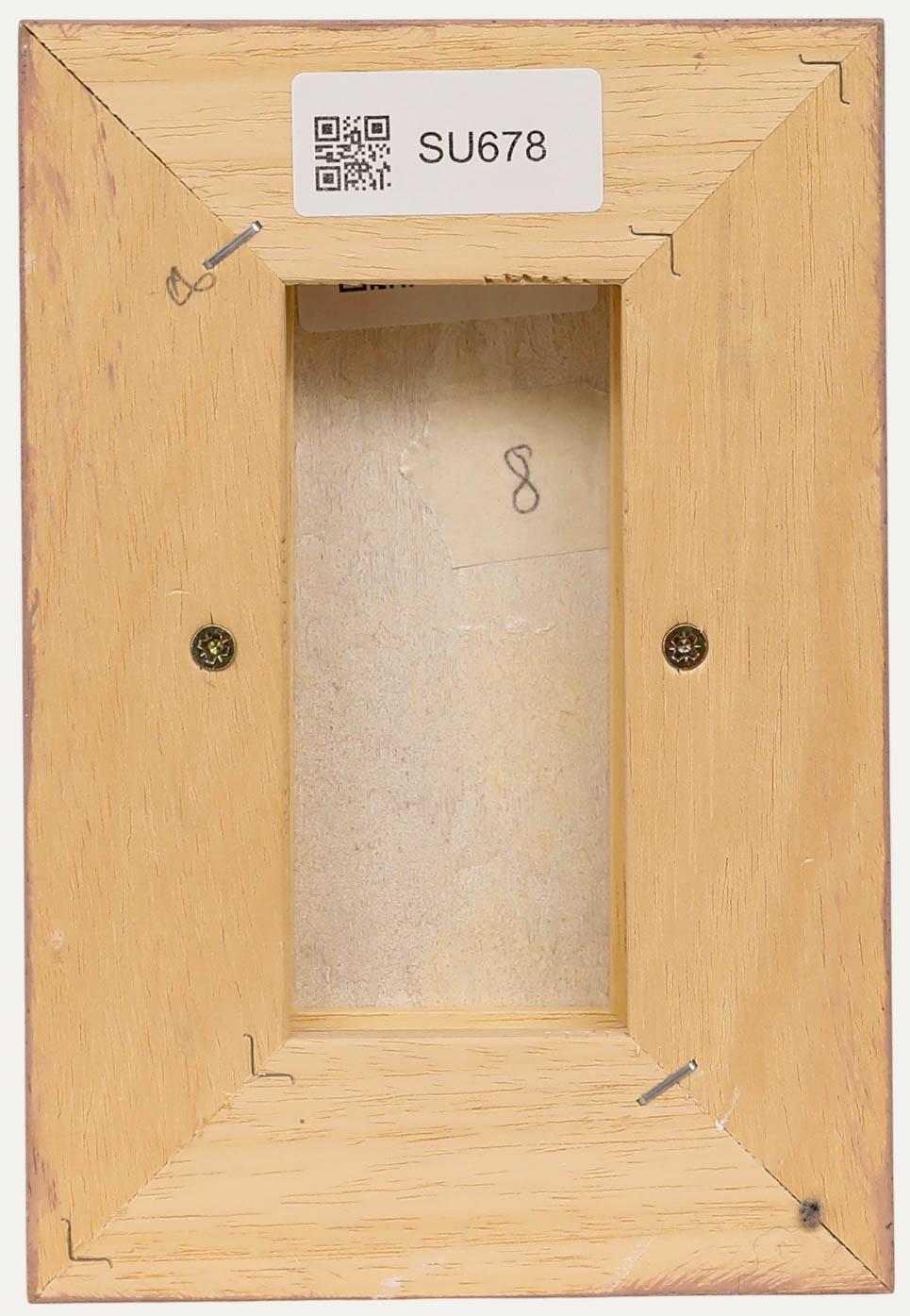 Bernadette Kelly (geb. 1933) - 20. Jahrhundert Öl, Gentleman in Blau im Angebot 2