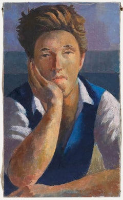 Bernadette Kelly (geb. 1933) - 20. Jahrhundert Öl, In Thought of You