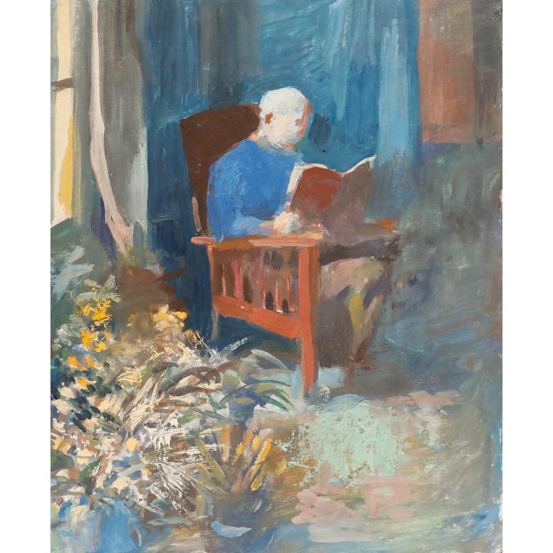 Bernadette Kelly (geb. 1933) - 20. Jahrhundert Öl, Keine im Angebot 3