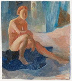 Bernadette Kelly (b.1933) - 20th Century Oil, Sitting Nude