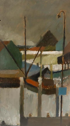 Bernadette Kelly (b.1933) - 20th Century Oil, Storm Over The Town