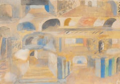 Bernadette Kelly (nata nel 1933) - Olio del XX secolo, Strade illuminate dal sole