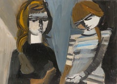 Bernadette Kelly (b.1933) - 20th Century Oil, The Sisters