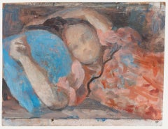 Bernadette Kelly (geb. 1933) - 20. Jahrhundert Ölgemälde, Frauen schlafende Frauen