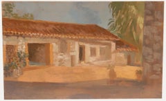 Bernadette Kelly (b.1933) - Early 20th Century Oil, Sunlit Villa