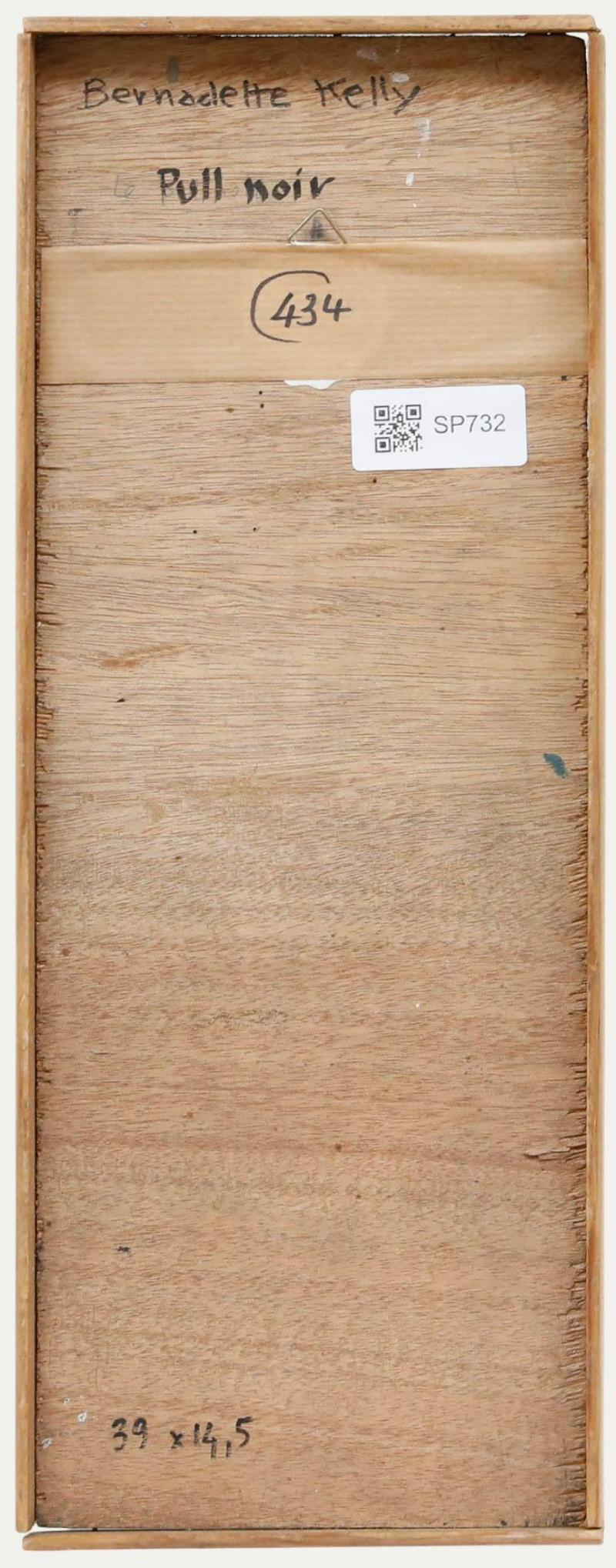 Bernadette Kelly (nata nel 1933) - Olio del XX secolo incorniciato, Pull Noir in vendita 2