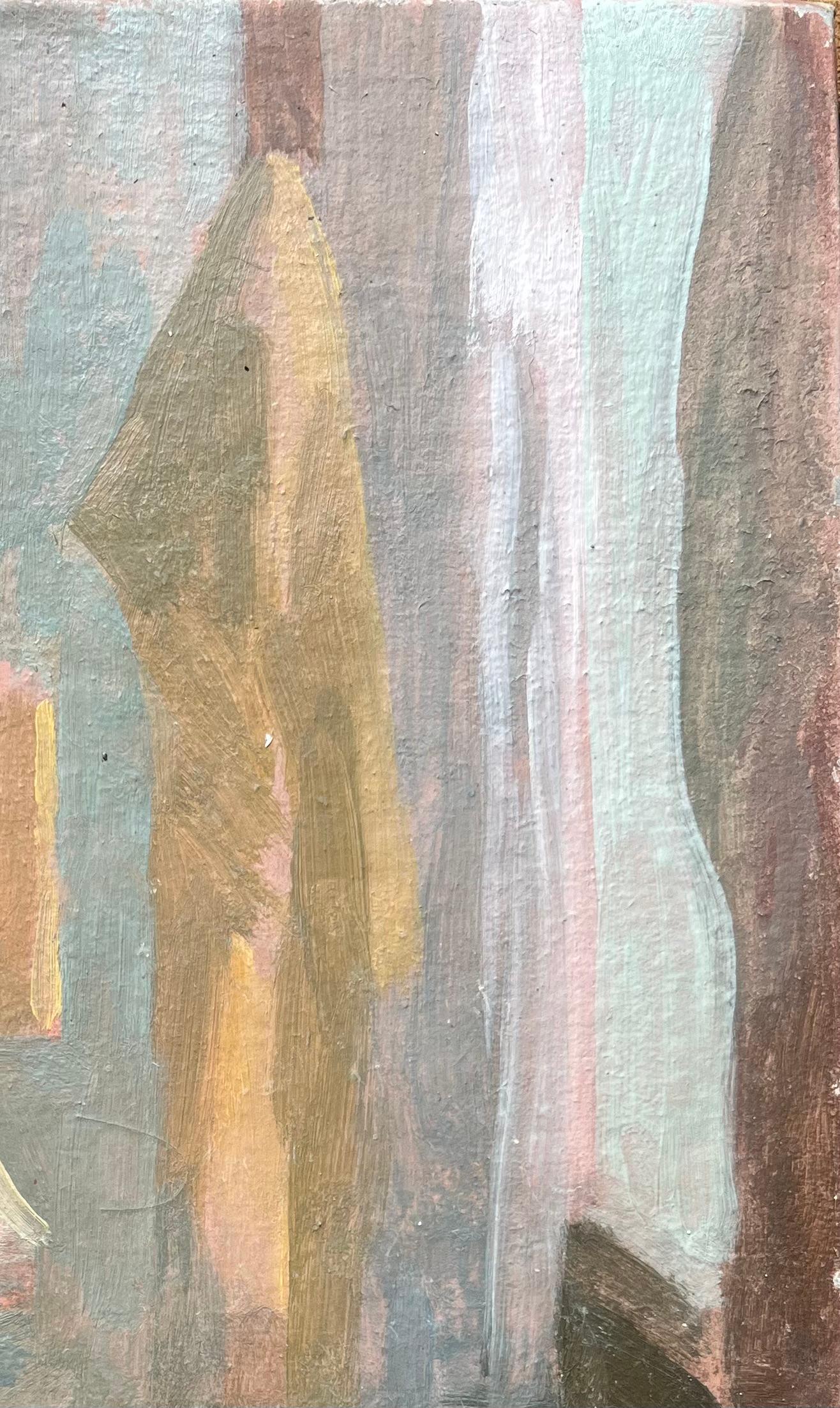 Título: Pintura al óleo impresionista francesa de una escena interior con tela drapeada
de Bernadette Kelly (francesa, 1933)
Sin signo
Técnica: Óleo sobre tabla, sin enmarcar
Tamaño del cuadro: 11,75 pulgadas (alto) x 6,75 pulgadas (ancho)
Estado: